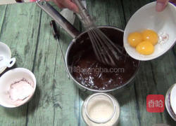 巧克力戚风蛋糕8寸的做法图解8