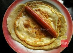 火腿鸡蛋面饼卷的做法图解3