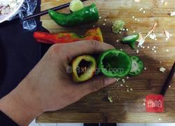 肉酿青椒的做法图解4