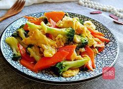 西兰花炒鸡蛋的做法图解16