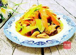 胡萝卜西芹炒香菇的做法图解6