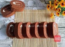 可可奶油蛋糕卷的做法图解23