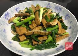 蒜苗炒香干的做法图解6