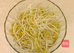 菠菜拌豆芽的做法图解1
