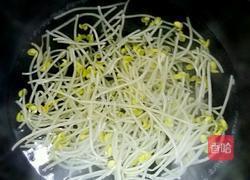 菠菜拌豆芽的做法图解3