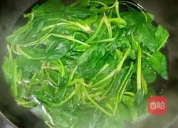 菠菜拌豆芽的做法图解4