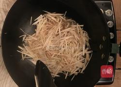 茭白炒肉的做法图解8