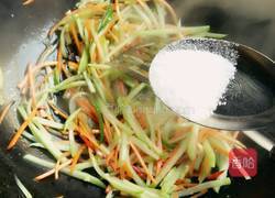 胡萝卜炒佛手瓜的做法图解9