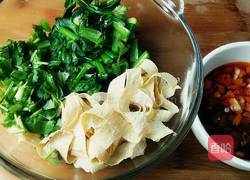 菠菜拌油豆皮的做法图解8