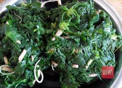 荠菜渣豆腐的做法图解3
