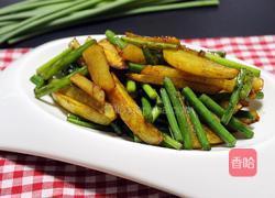 蒜苔土豆条的做法图解8