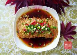 剁椒蒜蓉蒸金针菇的做法图解9