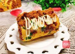 香葱肉松蛋糕卷的做法图解21