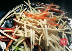 香干炒茼蒿的做法图解4