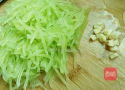 素炒莴笋的做法图解2