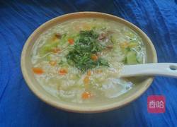 蔬菜猪肝粥的做法图解16