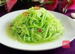 炝炒莴苣丝的做法图解10