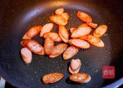 香肠炒蒜苔的做法图解3