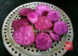 紫薯糯米小饼(烤箱版)的做法图解2