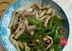 尖椒鲜鱿的做法图解4