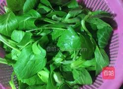 腐竹炒油菜的做法图解1