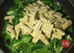 腐竹炒油菜的做法图解6