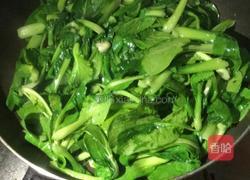 腐竹炒油菜的做法图解5