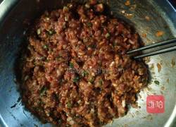 面筋塞肉的做法图解3