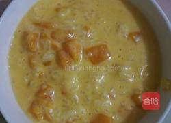 牛奶南瓜粥的做法图解4