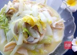  白菜炒腐竹的做法图解8