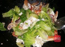 生菜炒三眼蟹的做法图解5