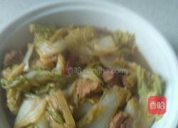 白菜炖肉的做法图解10
