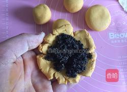 南瓜糯米芝麻饼的做法图解11