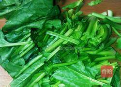 杏鲍菇炒菠菜的做法图解2