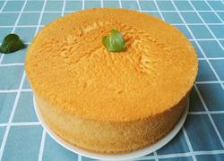 阳光橙味戚风蛋糕～八寸