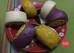 三色花卷的做法图解21