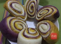 三色花卷的做法图解24