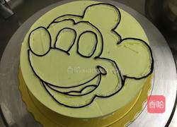 米奇卡通蛋糕的做法图解7