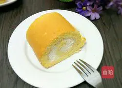 Illustration of how to make original cream cake roll 14