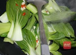 家常炒青菜的做法图解4