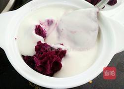 蜂蜜紫薯酸奶的做法图解4