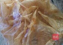 雞腳花生花膠湯的做法图解1