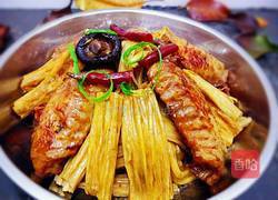 腐竹烧鸡翅的做法图解16