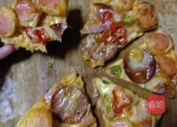 香肠培根披萨的做法图解12
