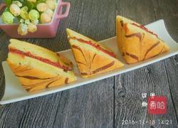 千叶纹草莓夹心蛋糕的做法图解26