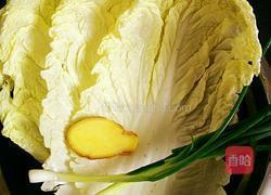 粉丝白菜烧圆子的做法图解3