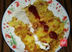 速成鸡蛋饼的做法图解4