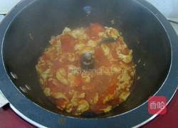 番茄汁鸡蛋干拌面的做法图解5