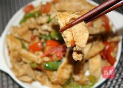 家常炒豆腐皮的做法图解10