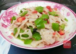 莲藕小炒的做法图解5